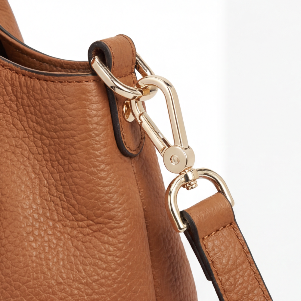 Hobo Bag Soft Faux Leather Five Interior Compartments