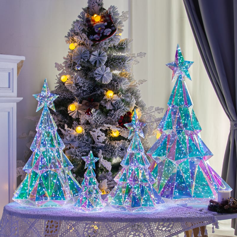 Holiday LED Figurine Weatherproof 30-Color Smart Remote & Timer