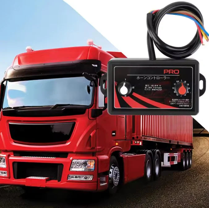 Horn Control Unit Dual Rotary 12/24V Compatible