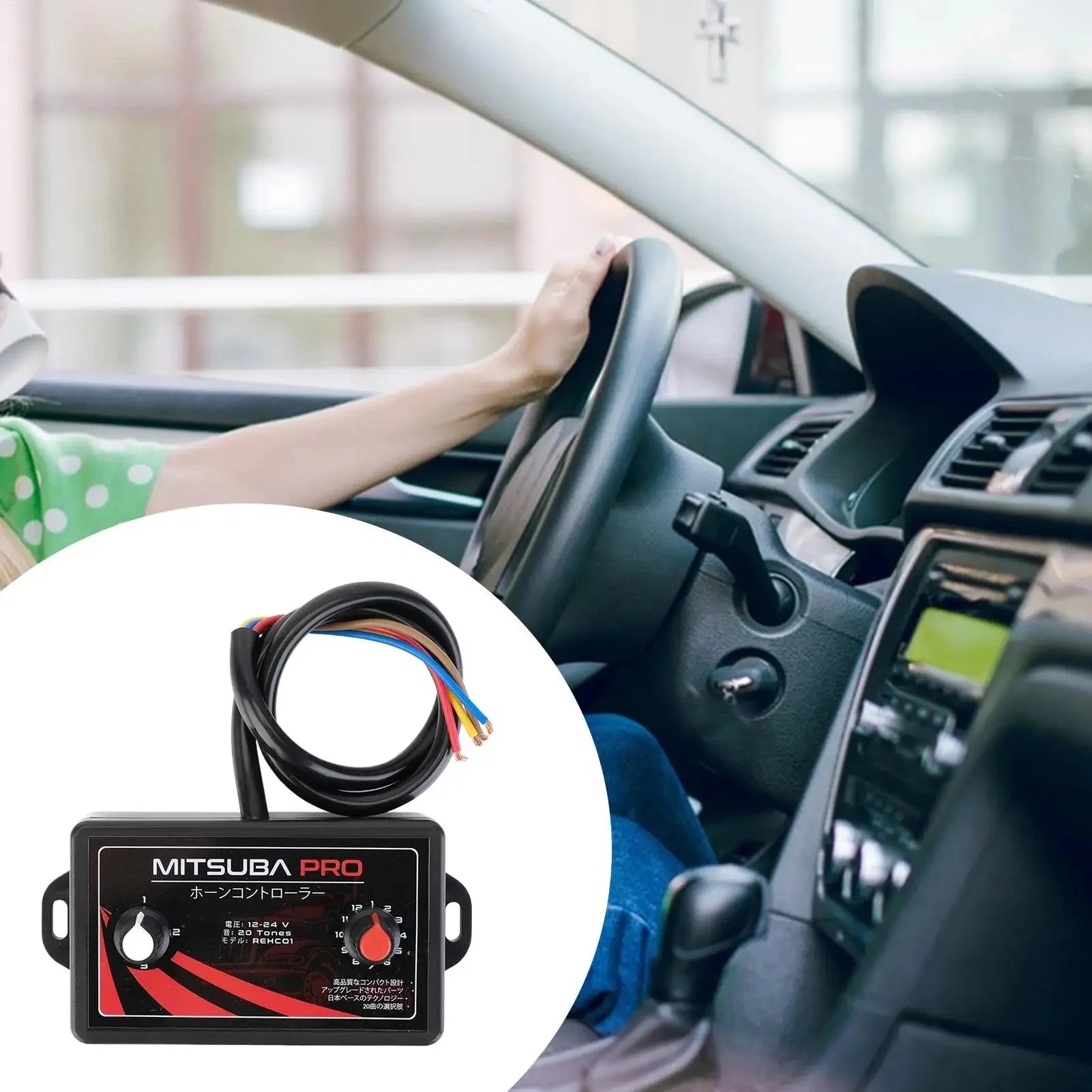 Horn Control Unit Dual Rotary 12/24V Compatible