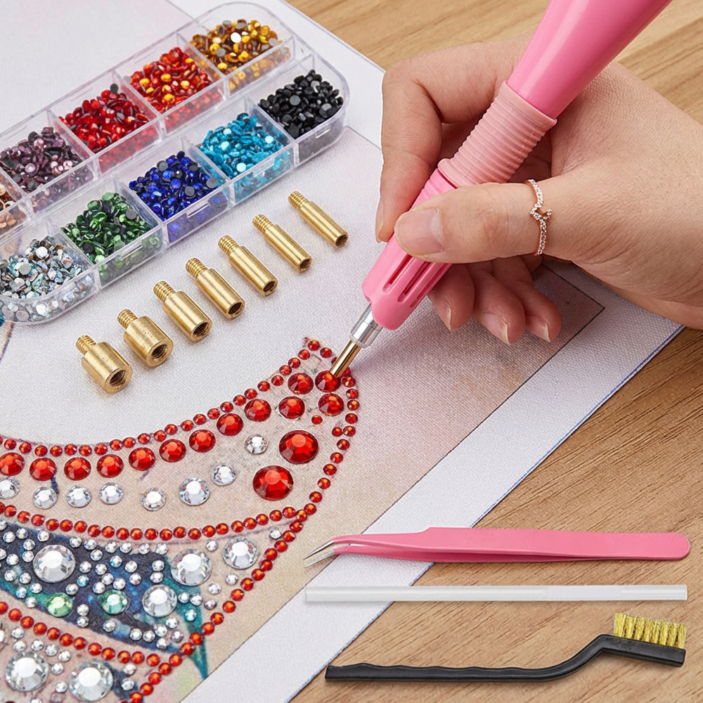 Hotfix Rhinestone Set Fast-Heating 7 Tips