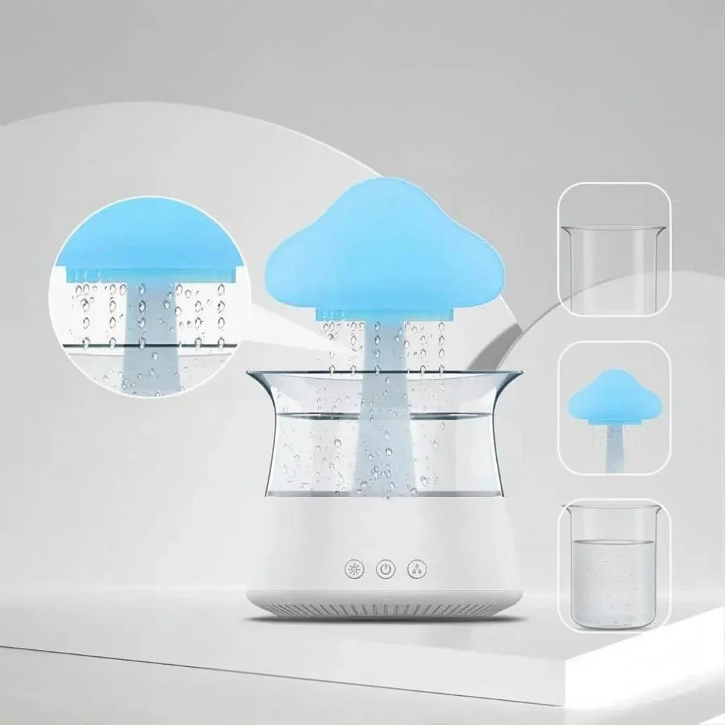 Humidifier Ultrasonic Cloud Shape Rain Effect