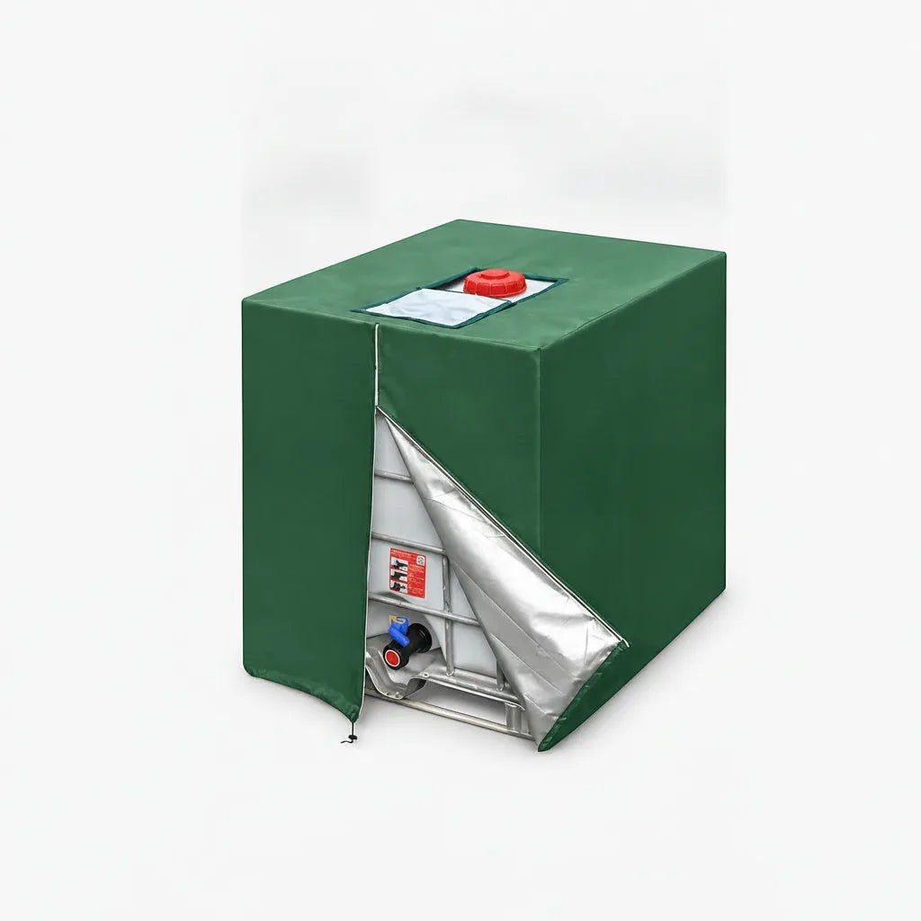 IBC Tank Cover Oxford 210D UV-Reflective Drawstring Fits 1000L