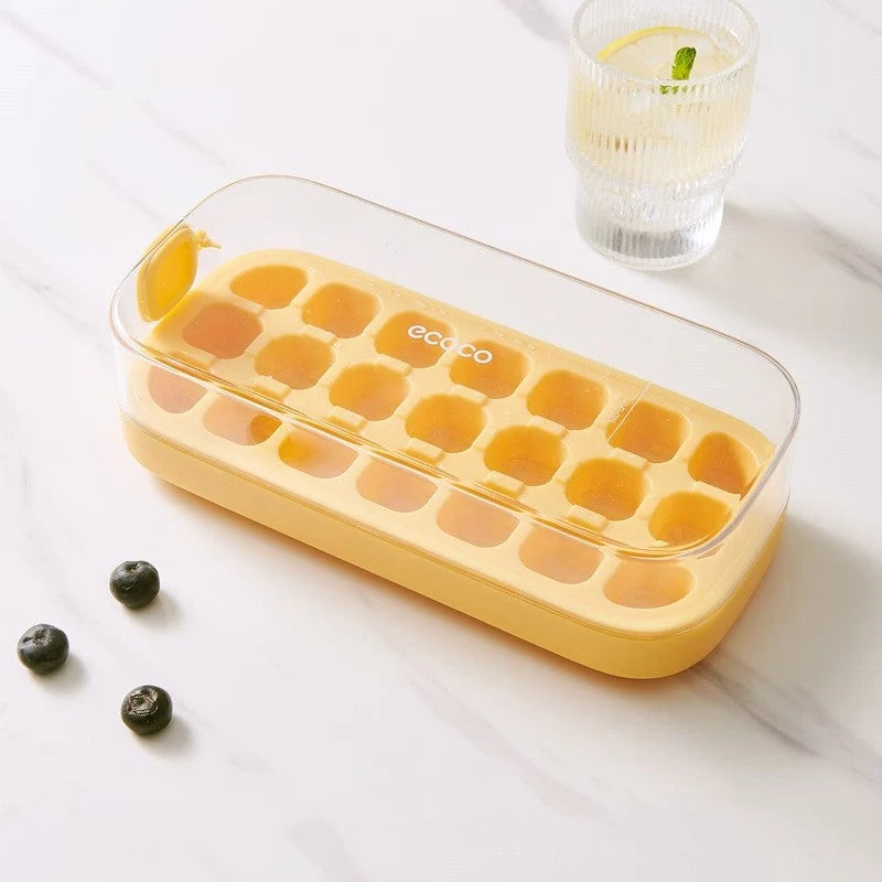 Ice Cube Tray Press-To-Release Adjustable Sizes BPA-Free