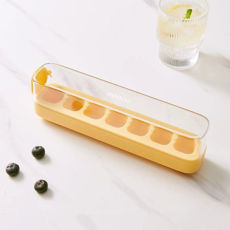 Ice Cube Tray Press-To-Release Adjustable Sizes BPA-Free
