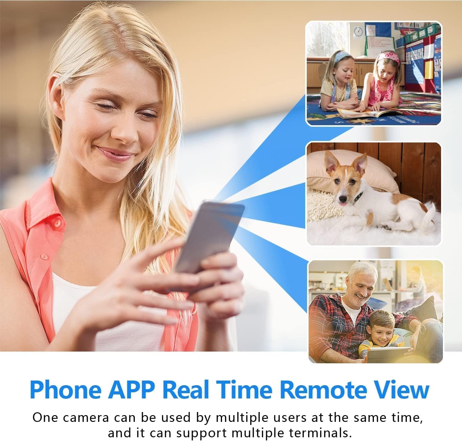 Indoor Camera 1080P Night Vision Motion Detection