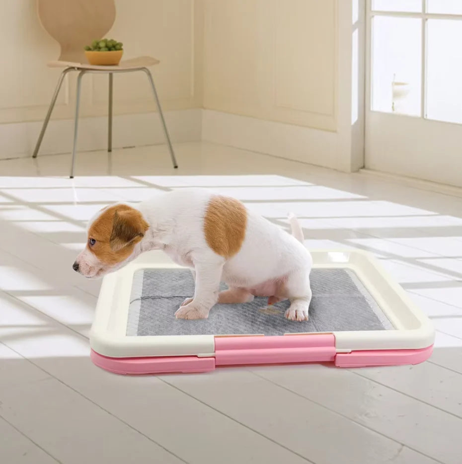 Indoor Dog Toilet Non-Slip Mat & Sturdy Frame Easy Clean