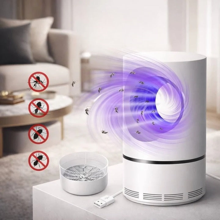 Indoor Insect Trap UV Light Strong Suction Chemical-Free