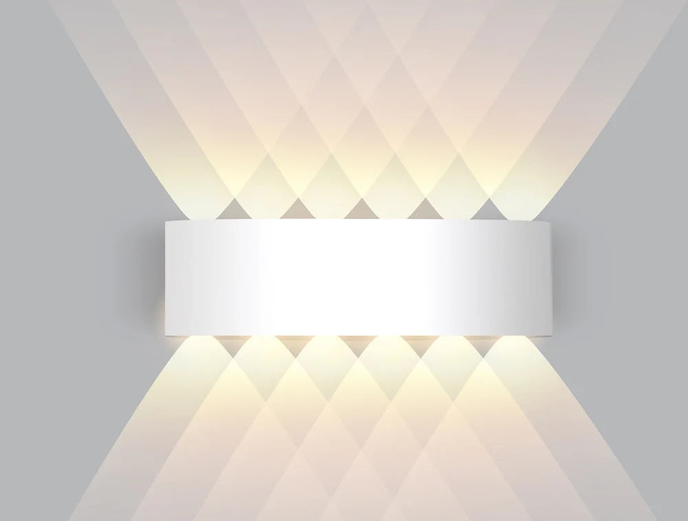 Indoor Wall Light Up-Down LED Warm White Aluminum