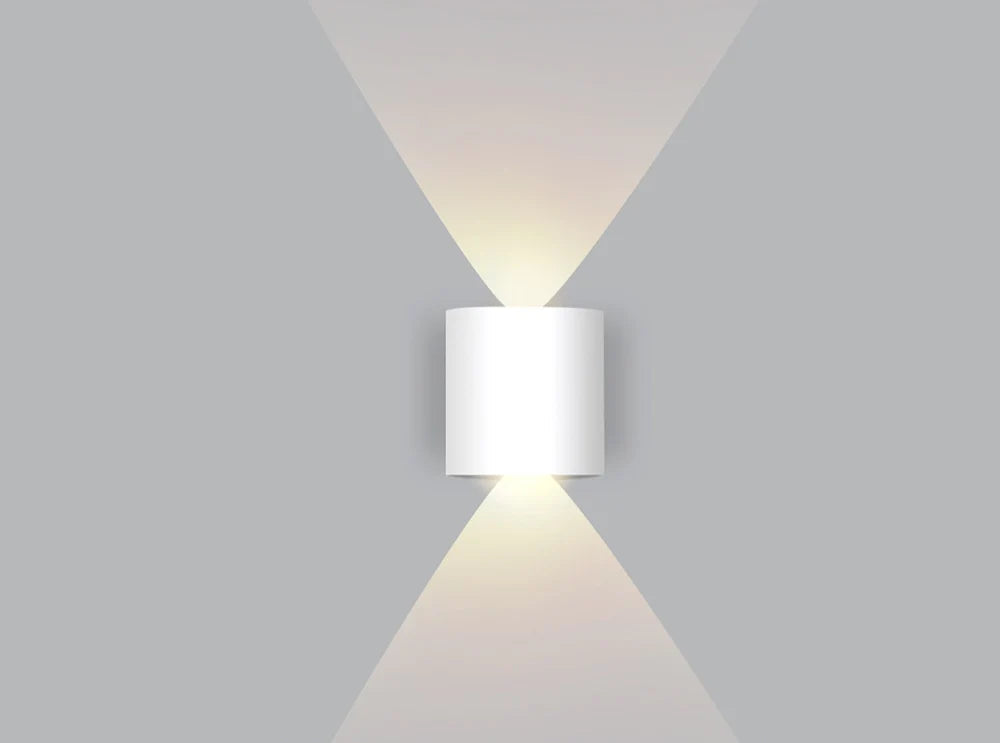 Indoor Wall Light Up-Down LED Warm White Aluminum