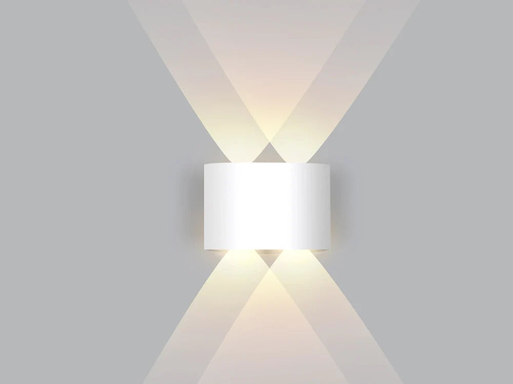 Indoor Wall Light Up-Down LED Warm White Aluminum