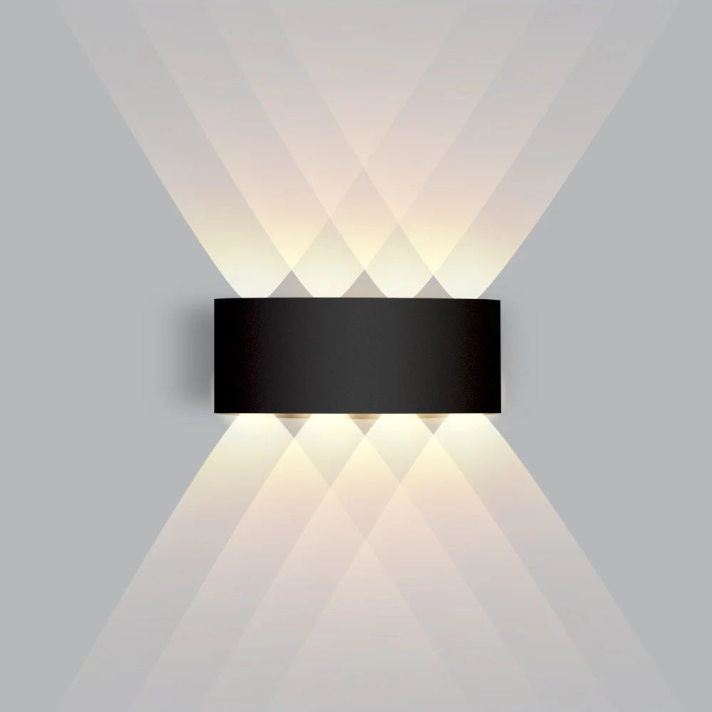 Indoor Wall Light Up-Down LED Warm White Aluminum