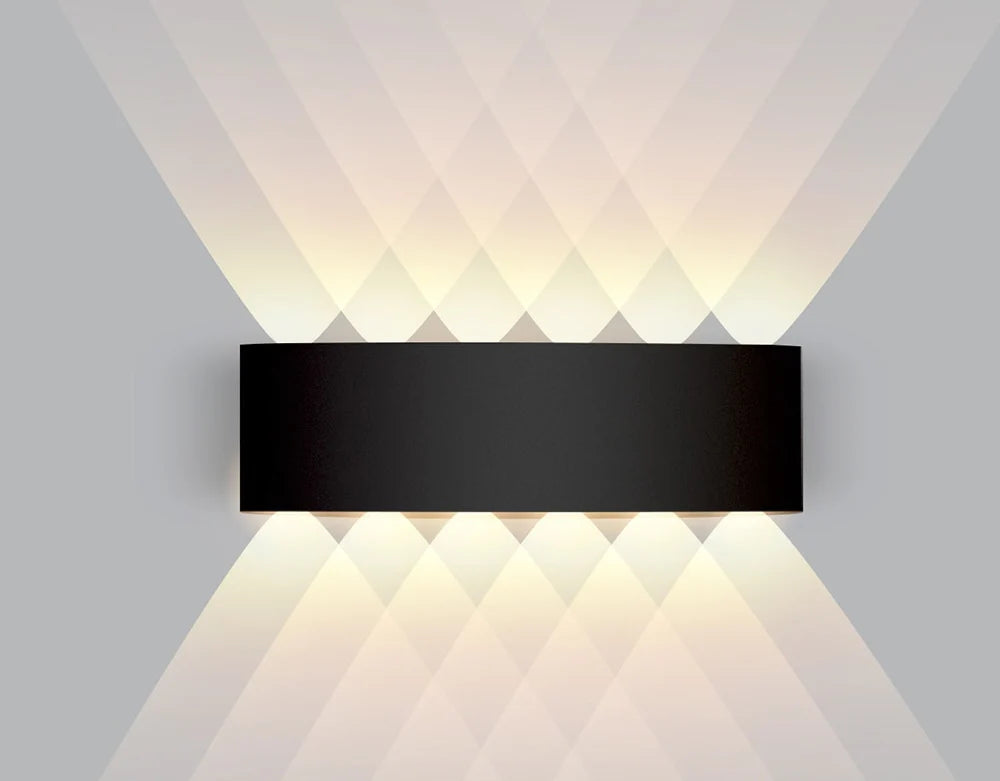 Indoor Wall Light Up-Down LED Warm White Aluminum