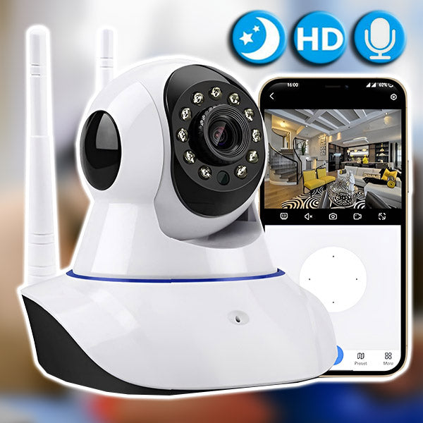 Indoor Wi-Fi Camera 1080p Pan & Tilt Night Vision