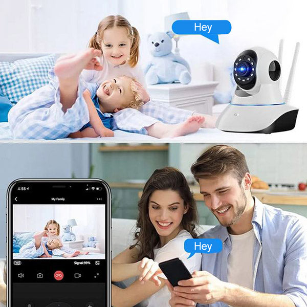 Indoor Wi-Fi Camera 1080p Pan & Tilt Night Vision