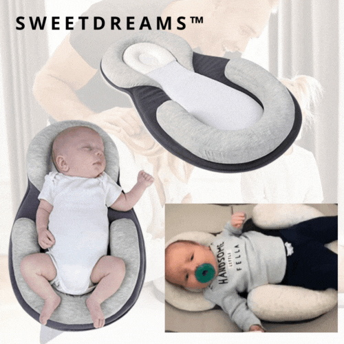 Infant Sleep Nest Anti-Rollover Pediatrician-Designed Headrest Breathable Cotton Blend