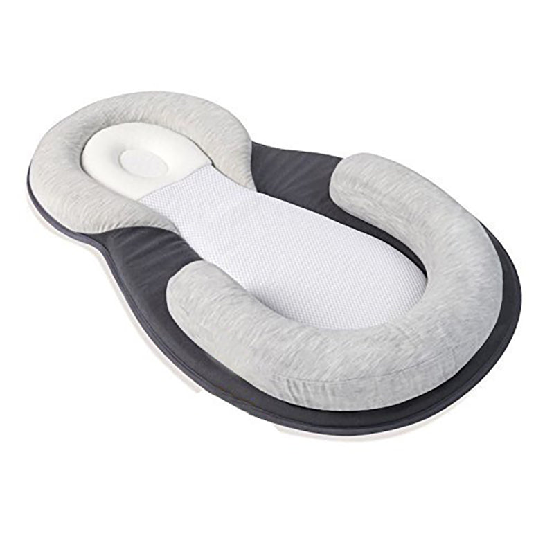 Infant Sleep Nest Anti-Rollover Pediatrician-Designed Headrest Breathable Cotton Blend