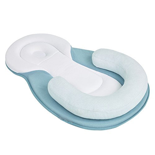 Infant Sleep Nest Anti-Rollover Pediatrician-Designed Headrest Breathable Cotton Blend