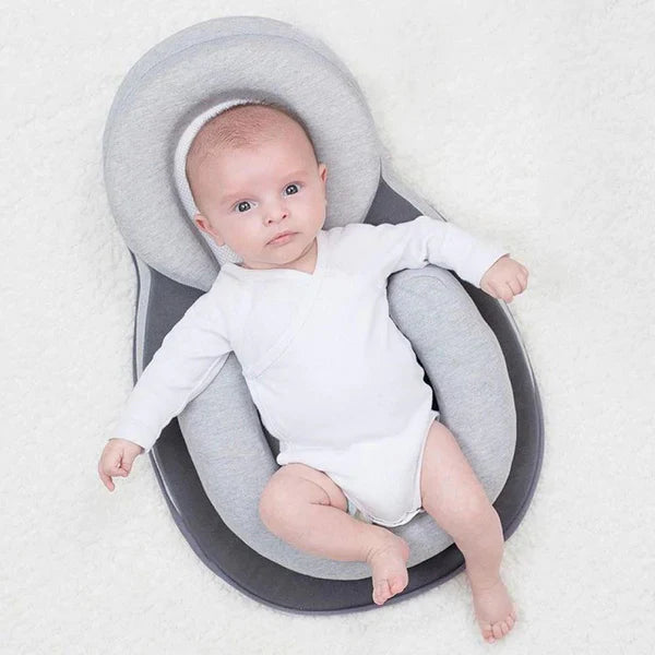 Infant Sleep Nest Anti-Rollover Pediatrician-Designed Headrest Breathable Cotton Blend