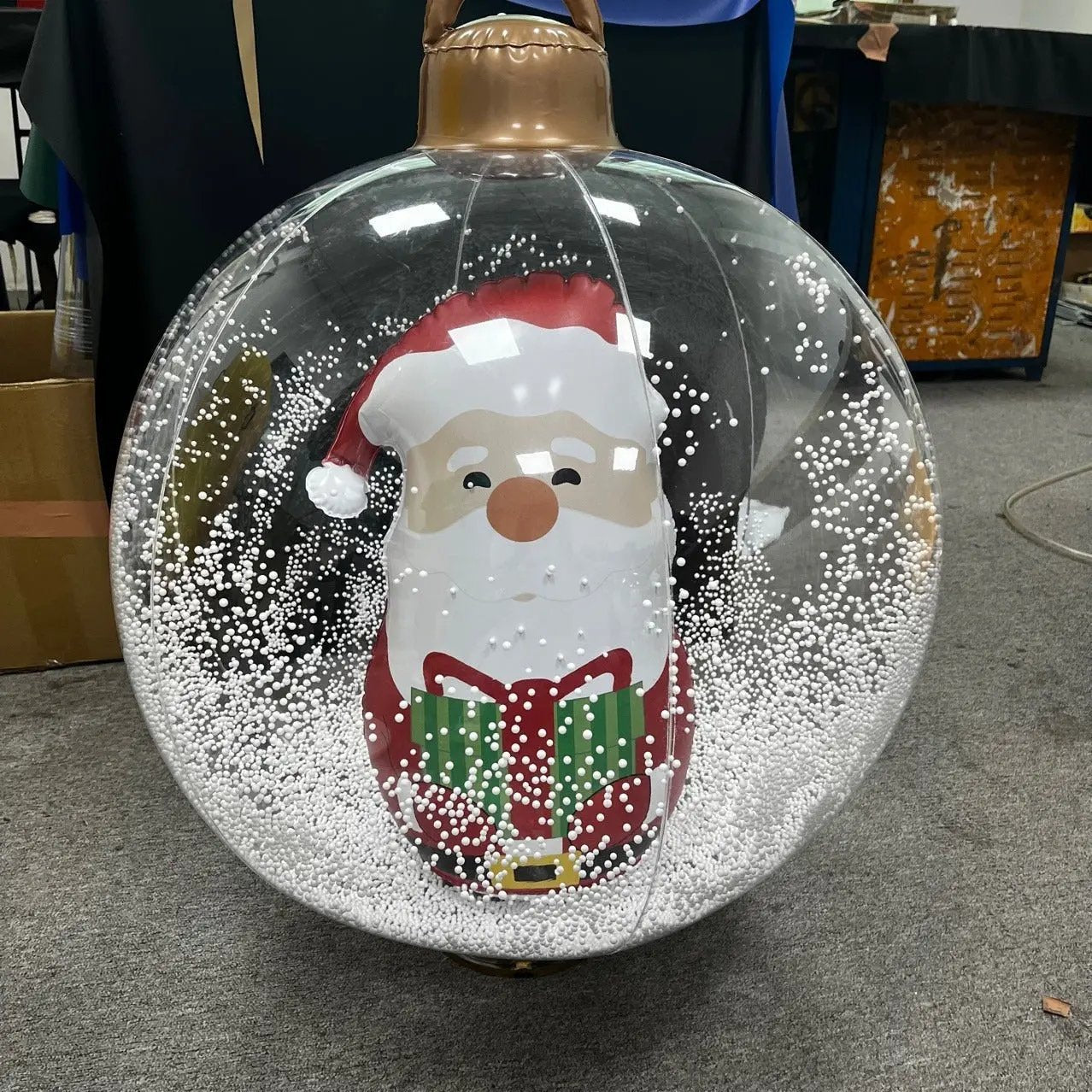 Inflatable Christmas Ornament Integrated LED & Remote 60 cm