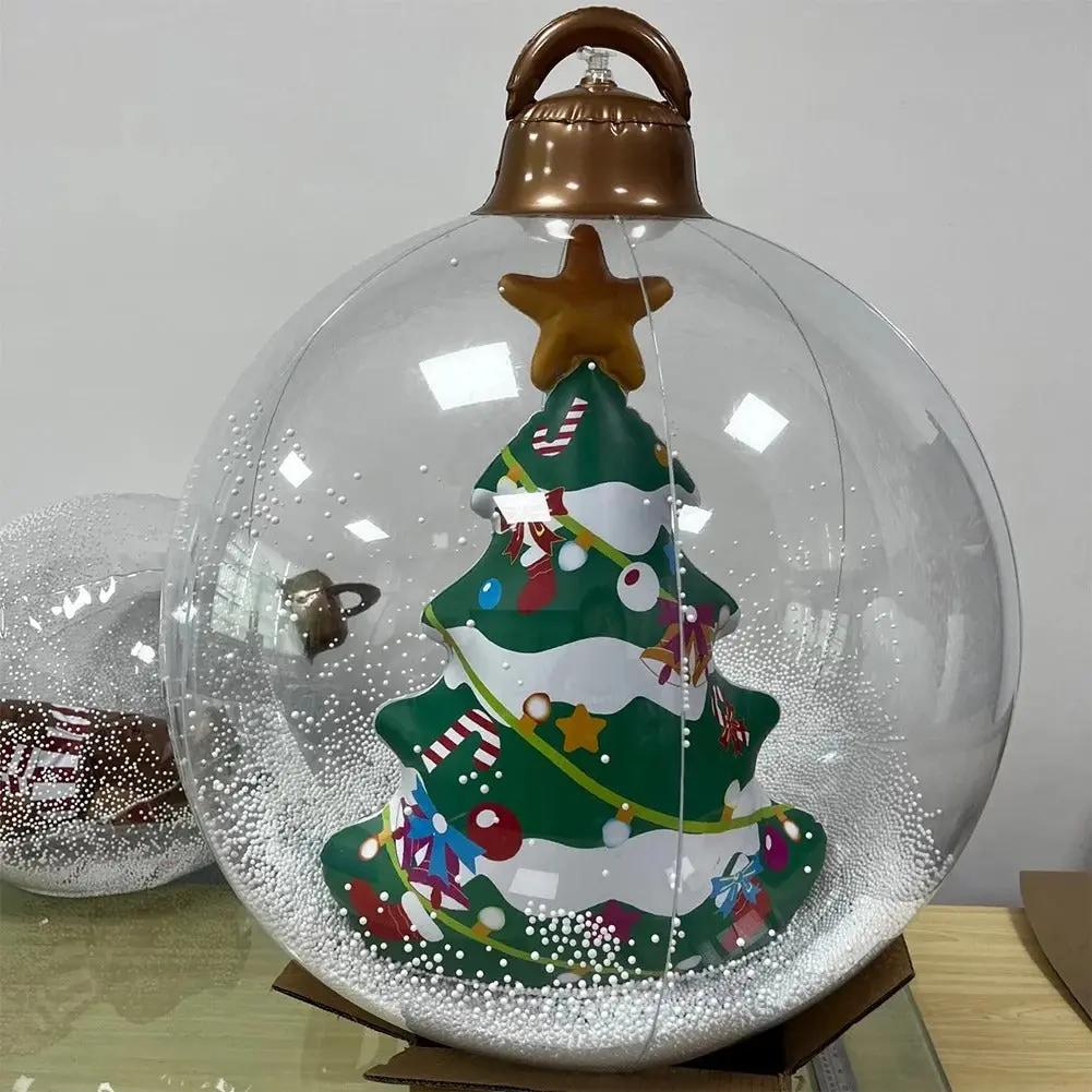 Inflatable Christmas Ornament Integrated LED & Remote 60 cm