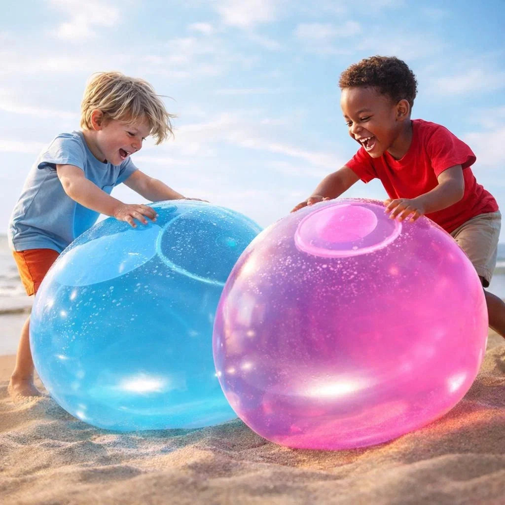 Inflatable Play Ball Tear-Resistant TPR & Self-Sealing Valve