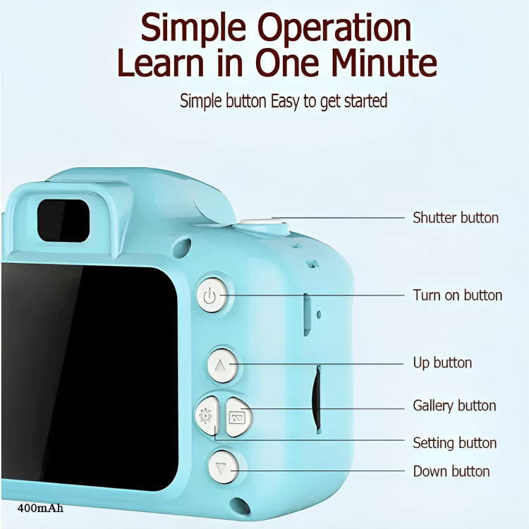 Instant Camera Retro Design Instant Prints Compact