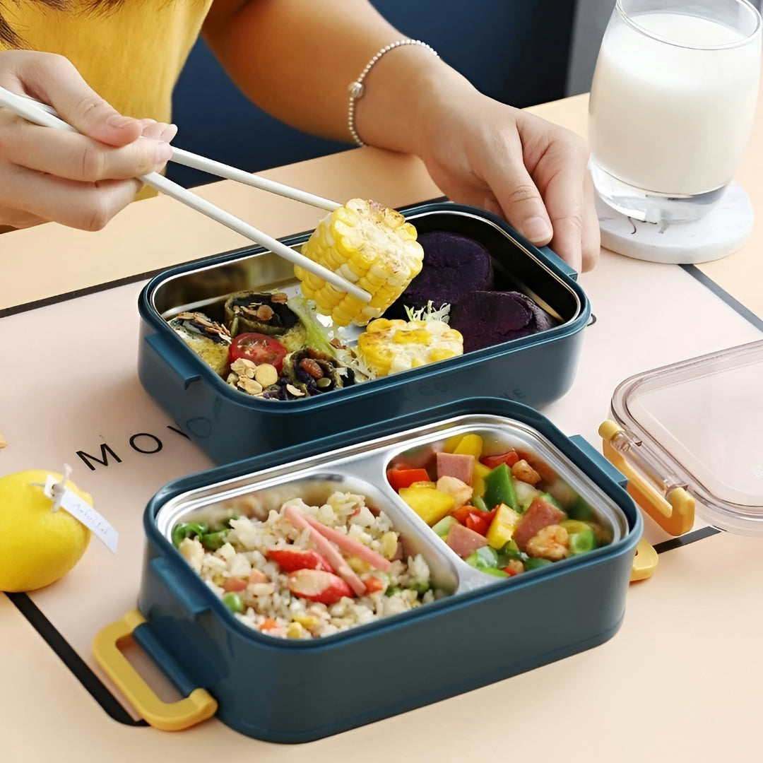 Insulated Lunchbox Double-Wall Stainless Steel Leak-Proof Seal