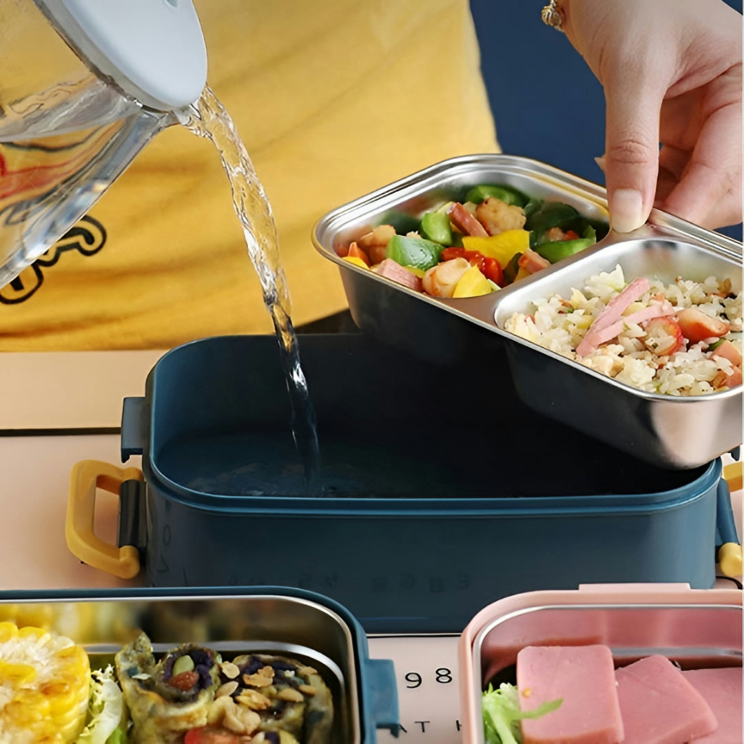 Insulated Lunchbox Double-Wall Stainless Steel Leak-Proof Seal