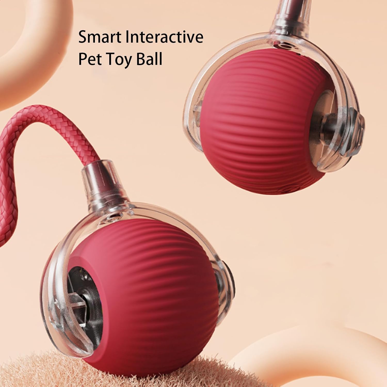 Interactive Cat Ball Automatic Motion LED & USB Rechargeable