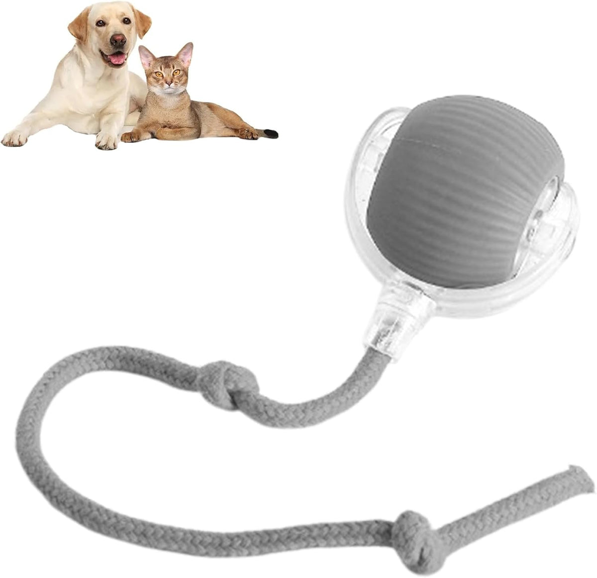 Interactive Cat Ball Automatic Motion LED & USB Rechargeable