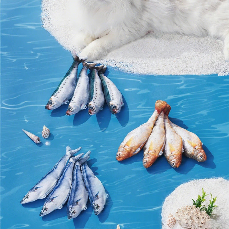 Interactive Cat Toy Motion-Activated Plush USB-Rechargeable