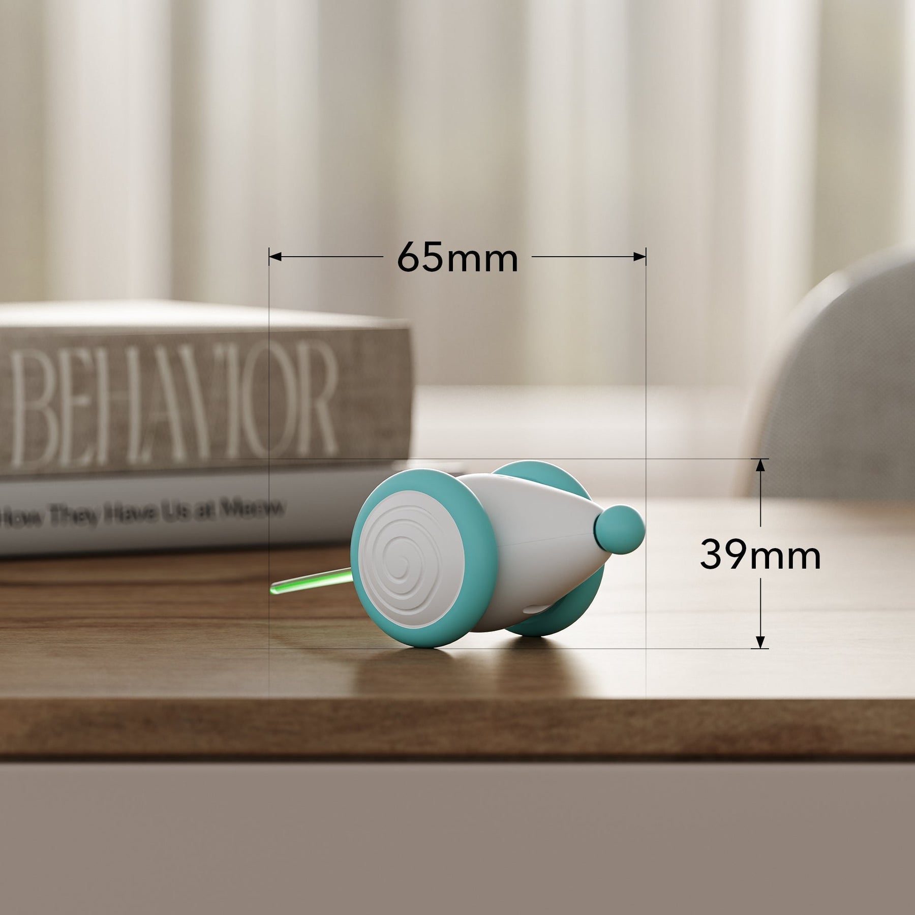 Interactive Cat Toy Self-Driving Laser Obstacle Detection & Self-Righting