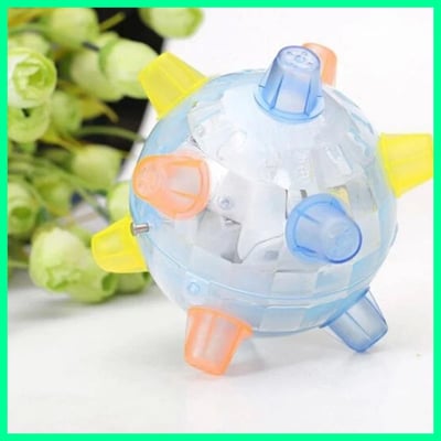 Interactive Dog Ball Automatic Jumping LED & Sound