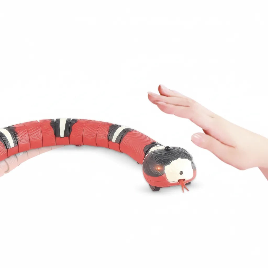 Interactive Snake Toy Sensor-Activated USB Rechargeable