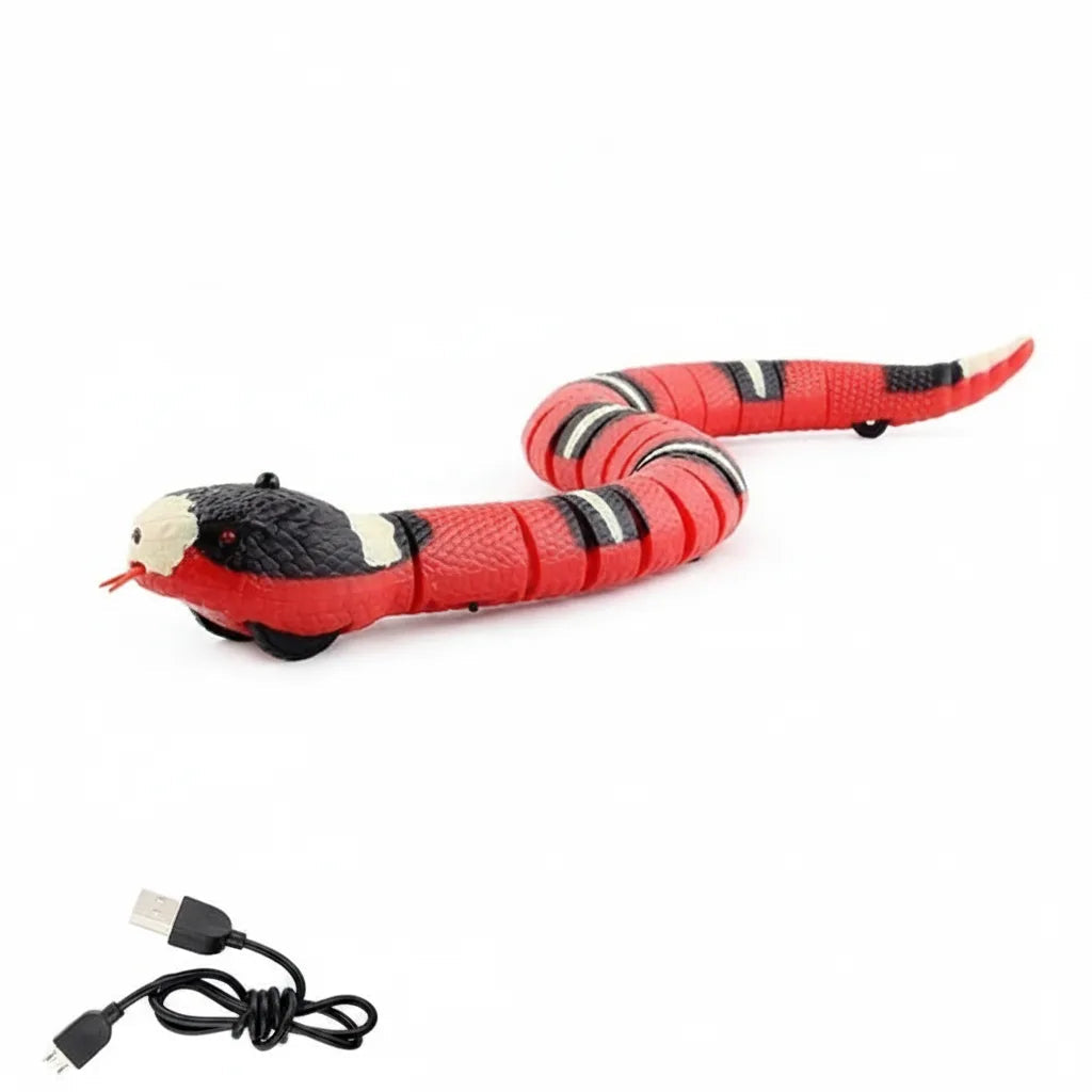 Interactive Snake Toy Sensor-Activated USB Rechargeable