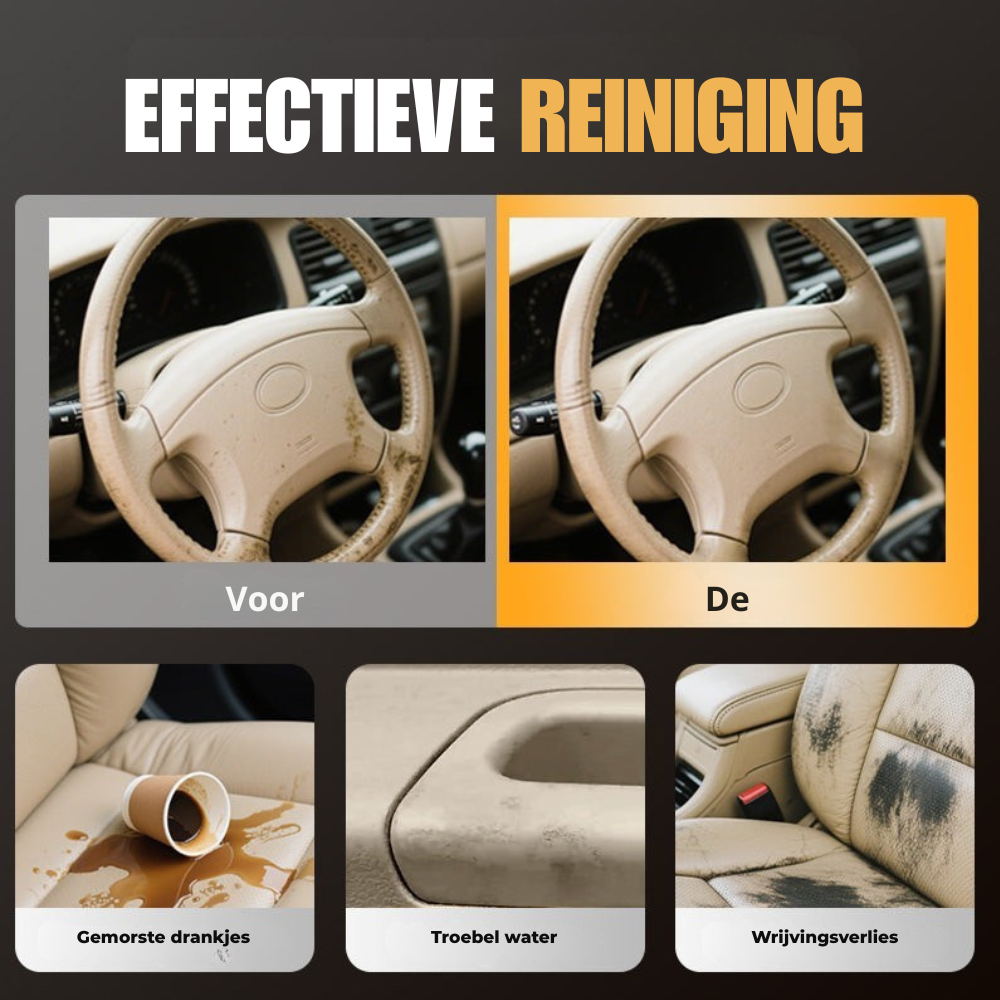 Interior Cleaner Leather Vinyl Plastic Odor Eliminator