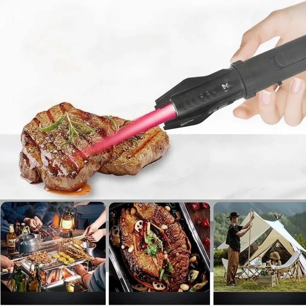 Jet Lighter Windproof 360° Rotating Refillable