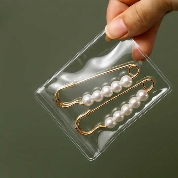 Jewelry Organizer Book 30 Clear Sleeves Travel-Friendly