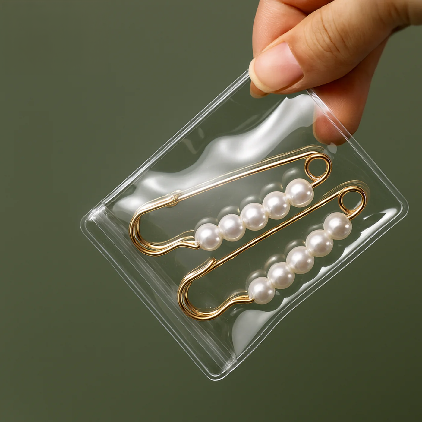 Jewelry Organizer Book Slim 30 Sealable Clear Pockets