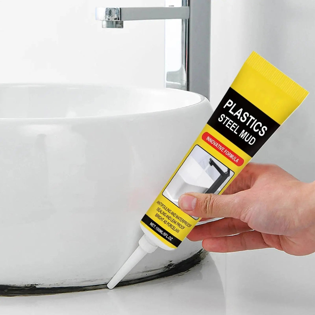 Joint Sealant Waterproof & Mold-Resistant Includes Precision Scraper 125 Ml