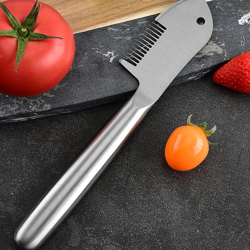 Julienne Peeler Stainless Steel Serrated Blade Ergonomic Handle