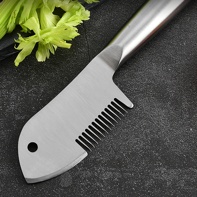 Julienne Peeler Stainless Steel Serrated Blade & Ergonomic Handle