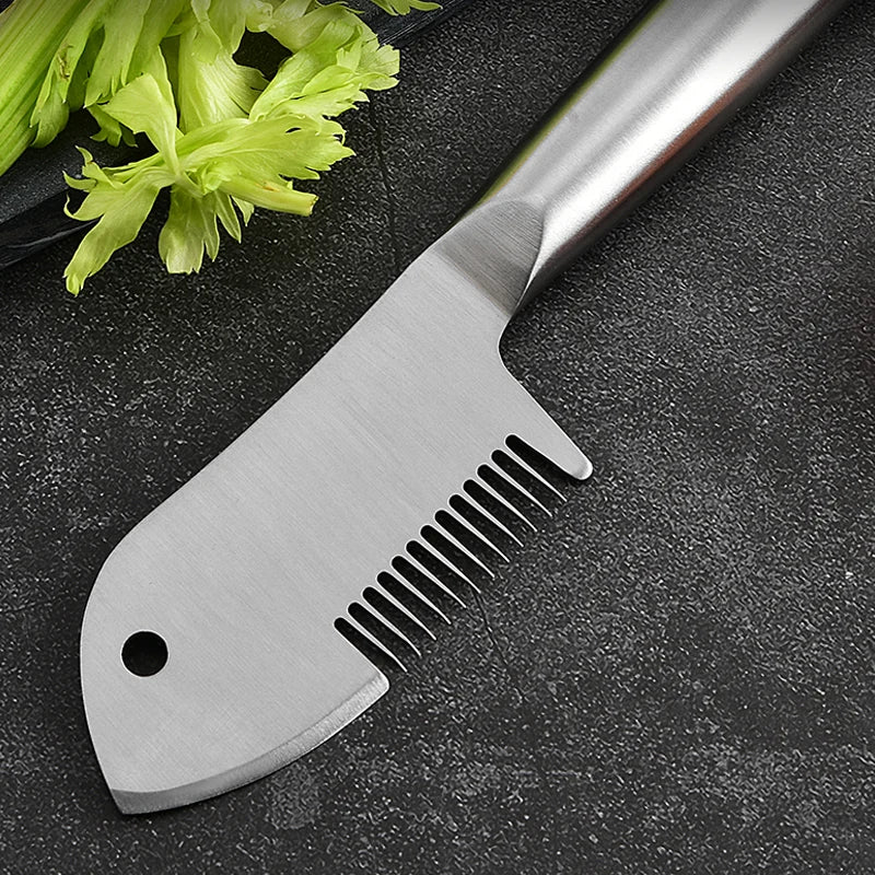 Julienne Peeler Stainless Steel Serrated Blade Ergonomic Handle