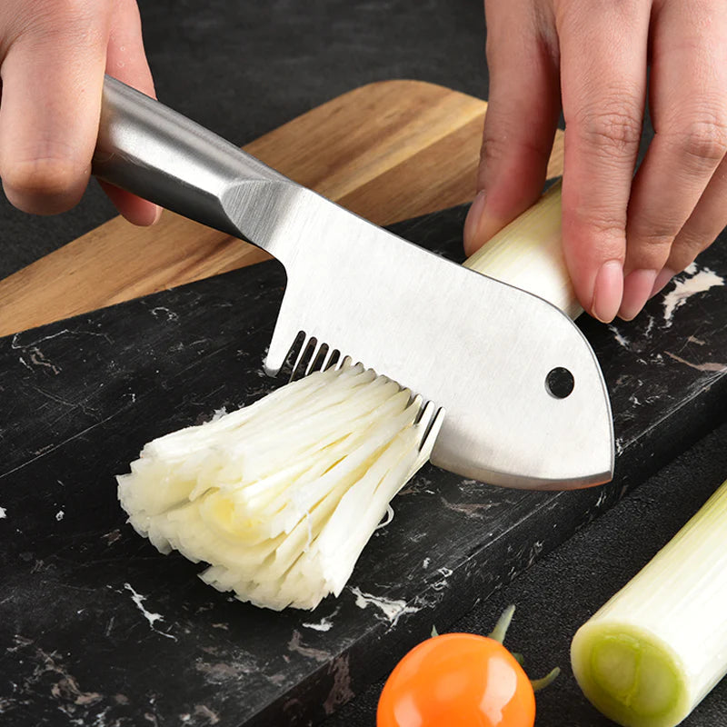 Julienne Peeler Stainless Steel Serrated Blade & Ergonomic Handle