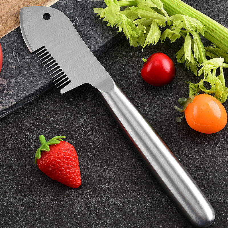 Julienne Peeler Stainless Steel Serrated Blade & Ergonomic Handle