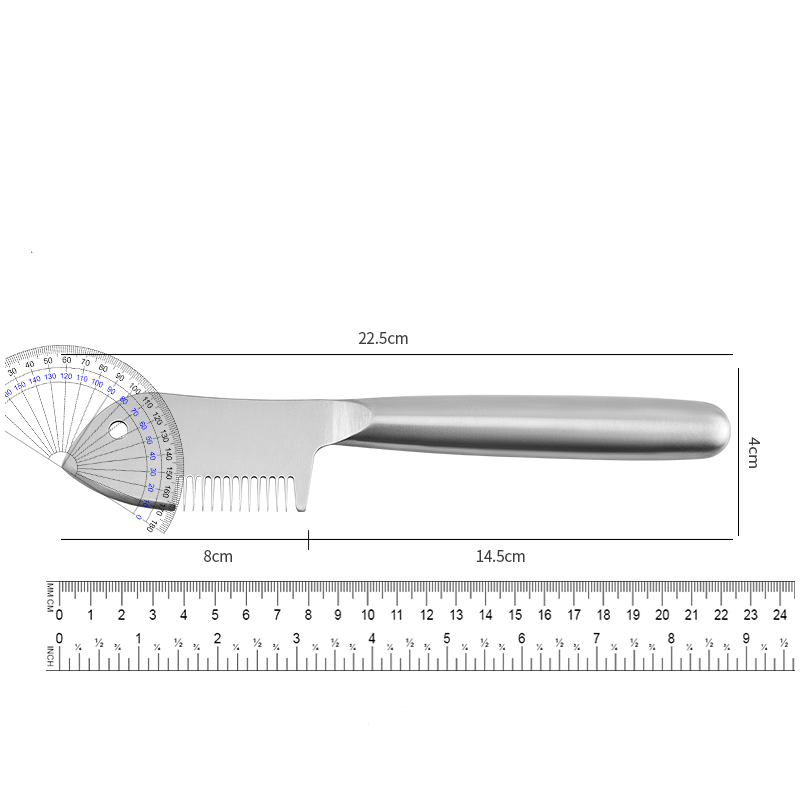 Julienne Peeler Stainless Steel Serrated Blade & Ergonomic Handle