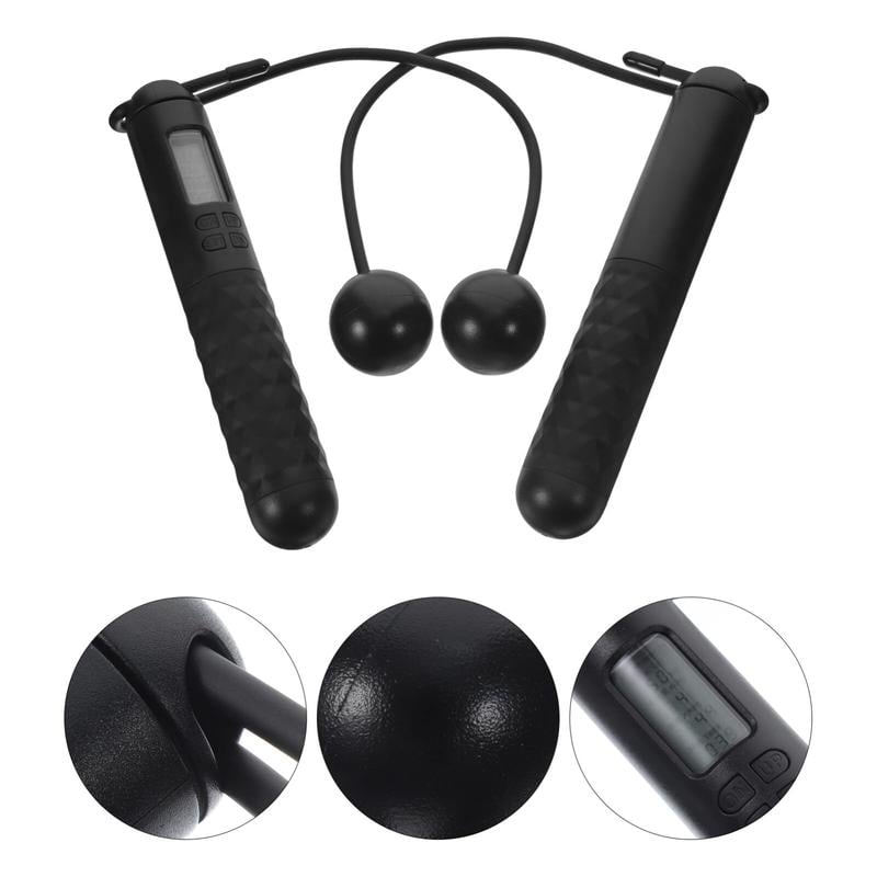 Jump Rope Weighted Dual-Mode Wireless & Steel Cable LED Counter