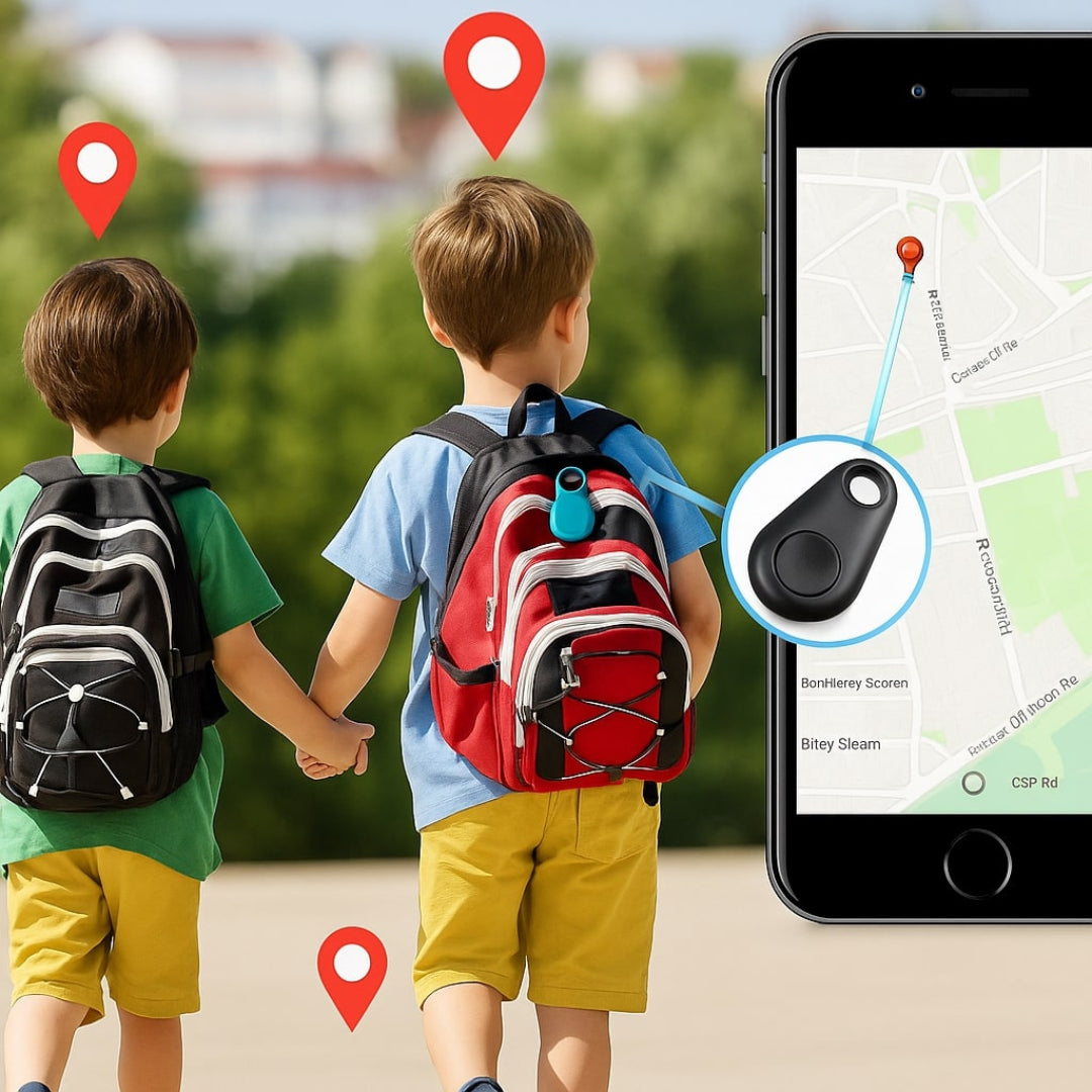 Key Finder Bluetooth App-Controlled Sound Alert 2-Pack