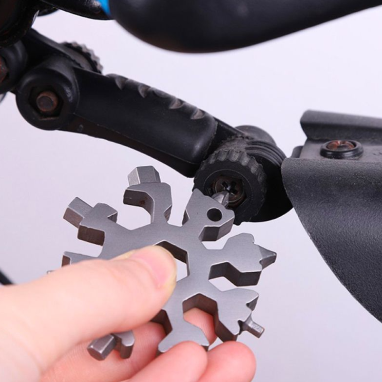 Keychain Multi-Tool 18-in-1 Stainless Steel Compact & Lightweight